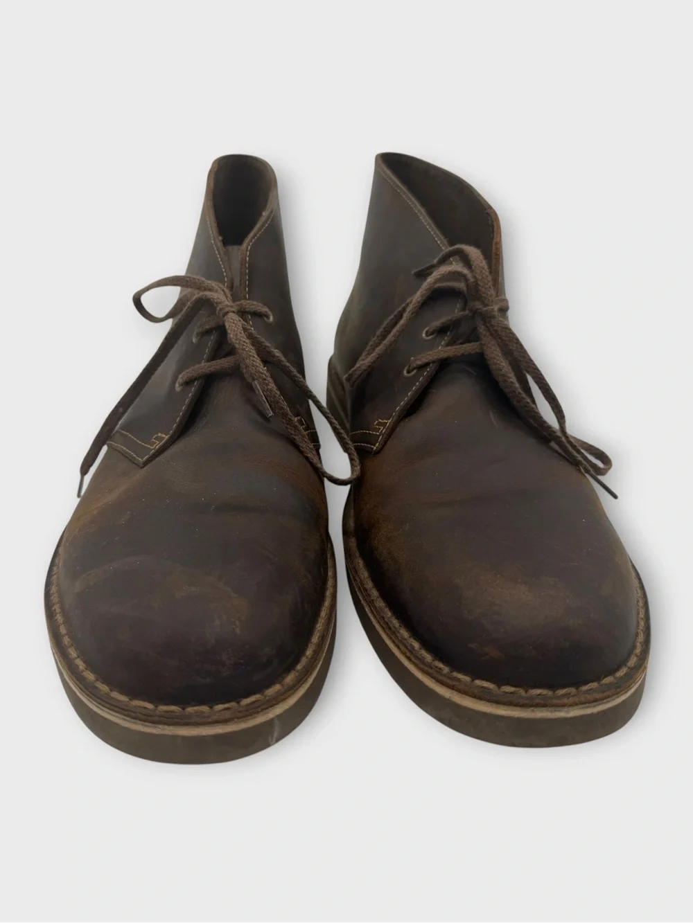Clark’s Leather Chukka Boots - Classic Lace-Up Style Size 10.5 NICE!!